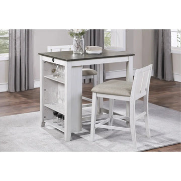 Daye Counter Height Dining Set 5773WH Mazin
