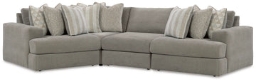 Avaliyah 4-Piece Sectional - Ash