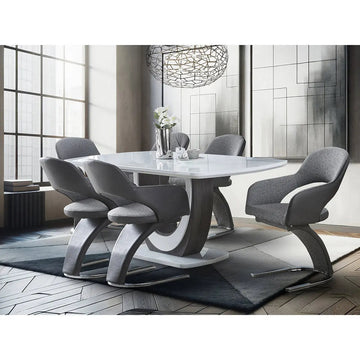 London 7 pc Dining Set 5922 - Mazin