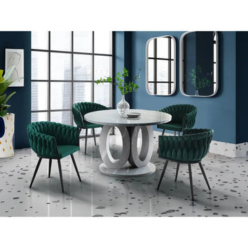 Skye Dining Set 5934 in Green Mazin
