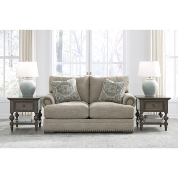 Galemore Loveseat in Quarry