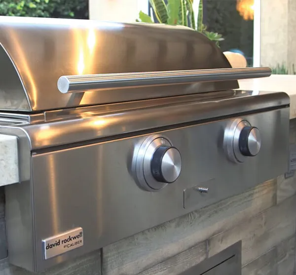 Caliber CRG42SS-N Rockwell 41" Stainless Steel Natural Gas Built-In Social Grill