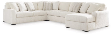 Chessington 4-Piece Sectional with RHF Chaise - Ivory