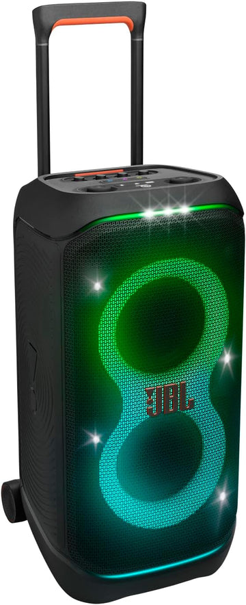 JBL PartyBox Stage 320 - Portable Party Speaker with Telescopic Handle & Wide, Sturdy Wheels, Powerful JBL Pro Sound,- JBLPBSTAGE320AM-Open Box (10/10 Condition)