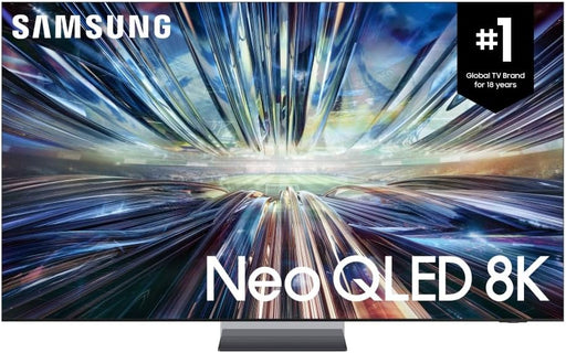 SAMSUNG 85-Inch Neo QLED AI powered 8K QN900D Series Neo Quantum HDR Smart TV with Infinity air design, 240Hz refresh rate- [QN85QN900DFXZC]