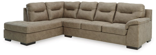 Maderla 2-Piece Sectional with LHF Chaise - Pebble