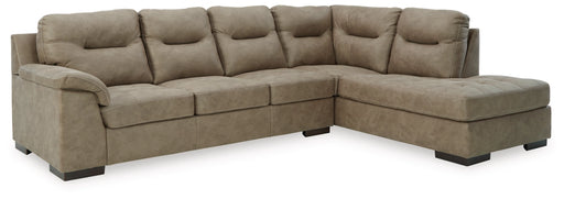 Maderla 2-Piece Sectional with RHF Chaise - Pebble