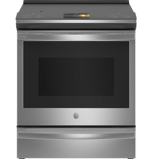 GE Profile™ PHS93XYPFS 30" Smart Slide-In Front-Control Induction Fingerprint Resistant Range with In Oven Camera