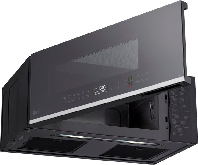 LG MVEF1337F 1.3 cu. ft. Smart Low Profile Over-the-Range Microwave Oven with Sensor Cook