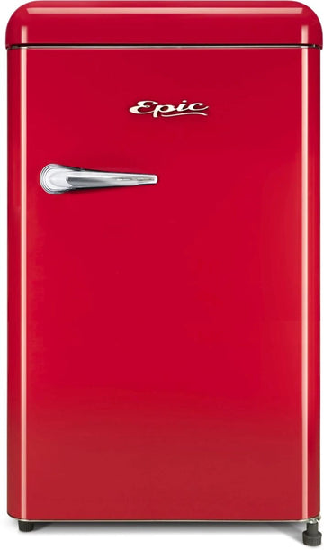 Epic 4.3 cu.ft. Red Retro Refrigerator - ECRR43RED