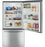 GE GDE25EYKFS ENERGY STAR® 24.8 Cu. Ft. Bottom-Freezer Drawer Refrigerator in Fingerprint Resistant Stainless