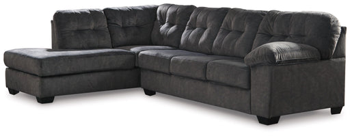 Accrington 2-Piece Sectional with LHF Chaise -Granite