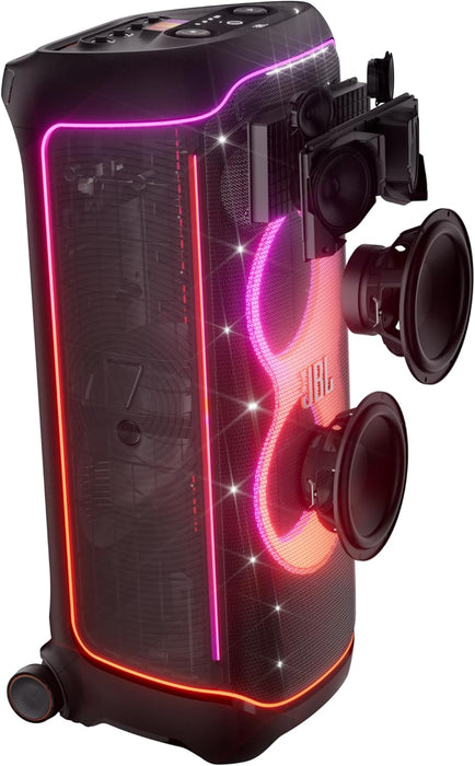 JBL PartyBox Ultimate - Massive Party Speaker with Powerful Sound, Multi-Dimensional Lightshow, and Splashproof Design - Black(JBLPARTYBOXULTAM)