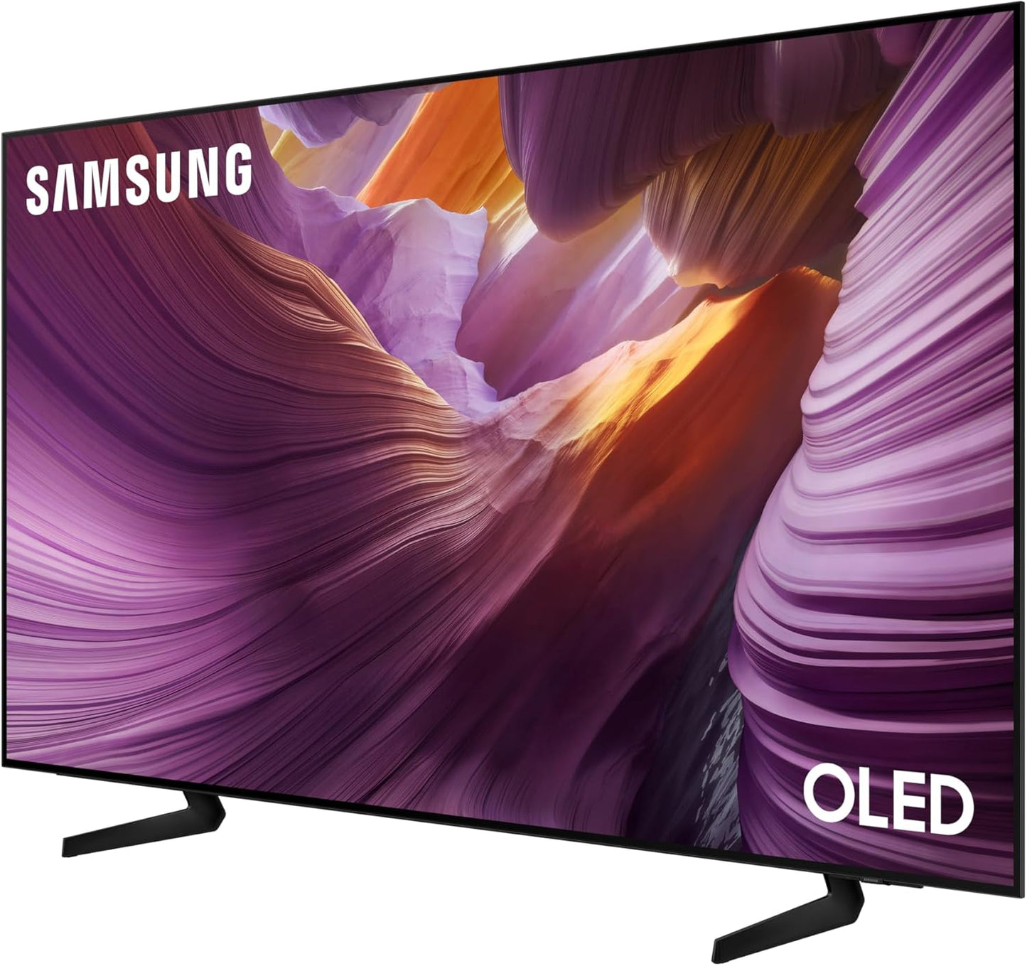 SAMSUNG 77-Inch OLED S84F 4K Smart TV, AI Gen 2 Processor  [QN77S84FAEXZC]- Open Box