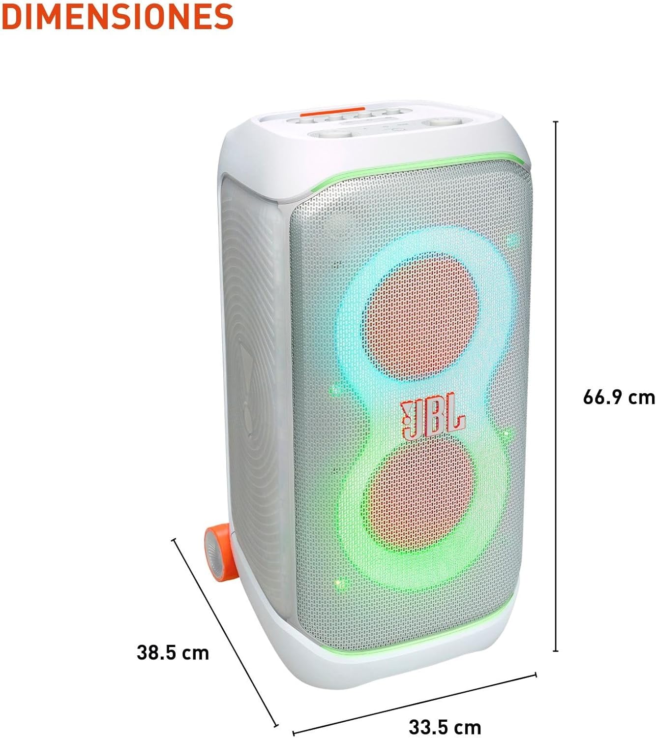 JBL PartyBox Stage 320 - Portable Party Speaker-White- JBLPBSTAGE320SWAM (Open Box)