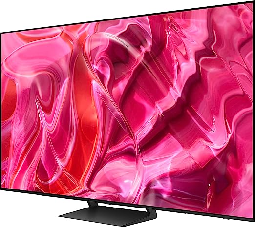 SAMSUNG 55-Inch Class OLED 4K S90C Series Quantum HDR, Object Tracking Sound Lite, Ultra Thin, Q-Symphony 3.0, Gaming Hub, Smart TV with Alexa Built-in - [QN55S90CAFXZC] - Open Box (10/10 Condition)