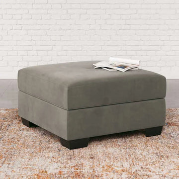 Ashley Darcy Ottoman in Cobblestone | Brampton Furniture Store
