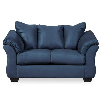 Ashley Darcy Loveseat in Blue | Brampton Furniture Store