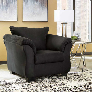 Ashley Darcy Chair in Black | Brampton Furniture Store