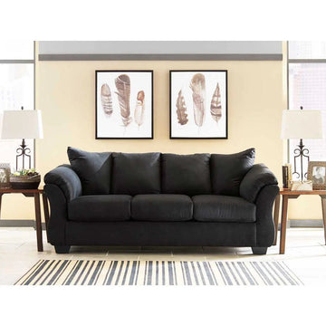 Ashley Darcy Sofa in Black | Brampton Furniture Store