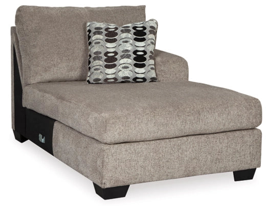 Ballinasloe 3-Piece Sectional with Ottoman - RHF Chaise
