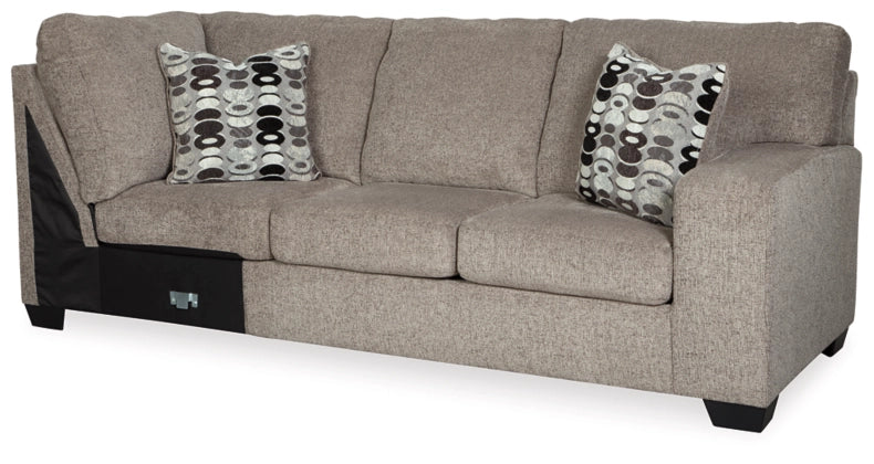 Ballinasloe 3-Piece Sectional with Ottoman - LHF Chaise