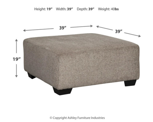 Ballinasloe 3-Piece Sectional with Ottoman - LHF Chaise