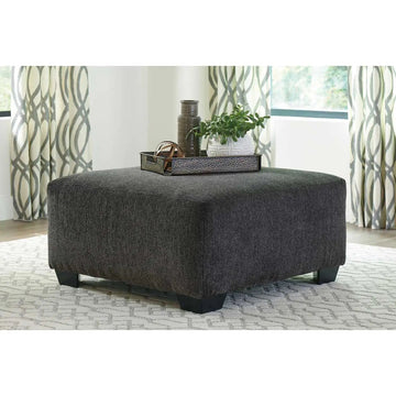 Ashley Ballinasloe Oversized Accent Ottoman in Smoke