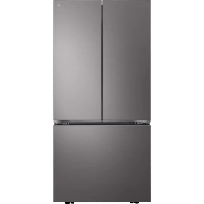 LG LF25S6200D 25 cu. ft. French 3-Door Standard-Depth Refrigerator with Single Ice Maker in Black Stainless Steel