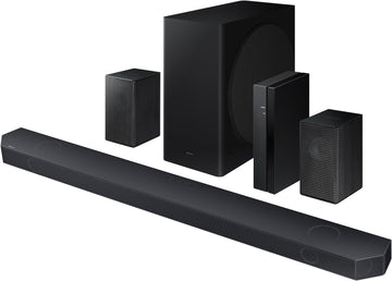 SAMSUNG 9.1.4ch Soundbar with Wireless Dolby Atmos, Q-Symphony, Active voice amplifier, Game Mode Pro, Built-in voice assistant HW-Q910D/ZC- Open Box (10/10 Condition)