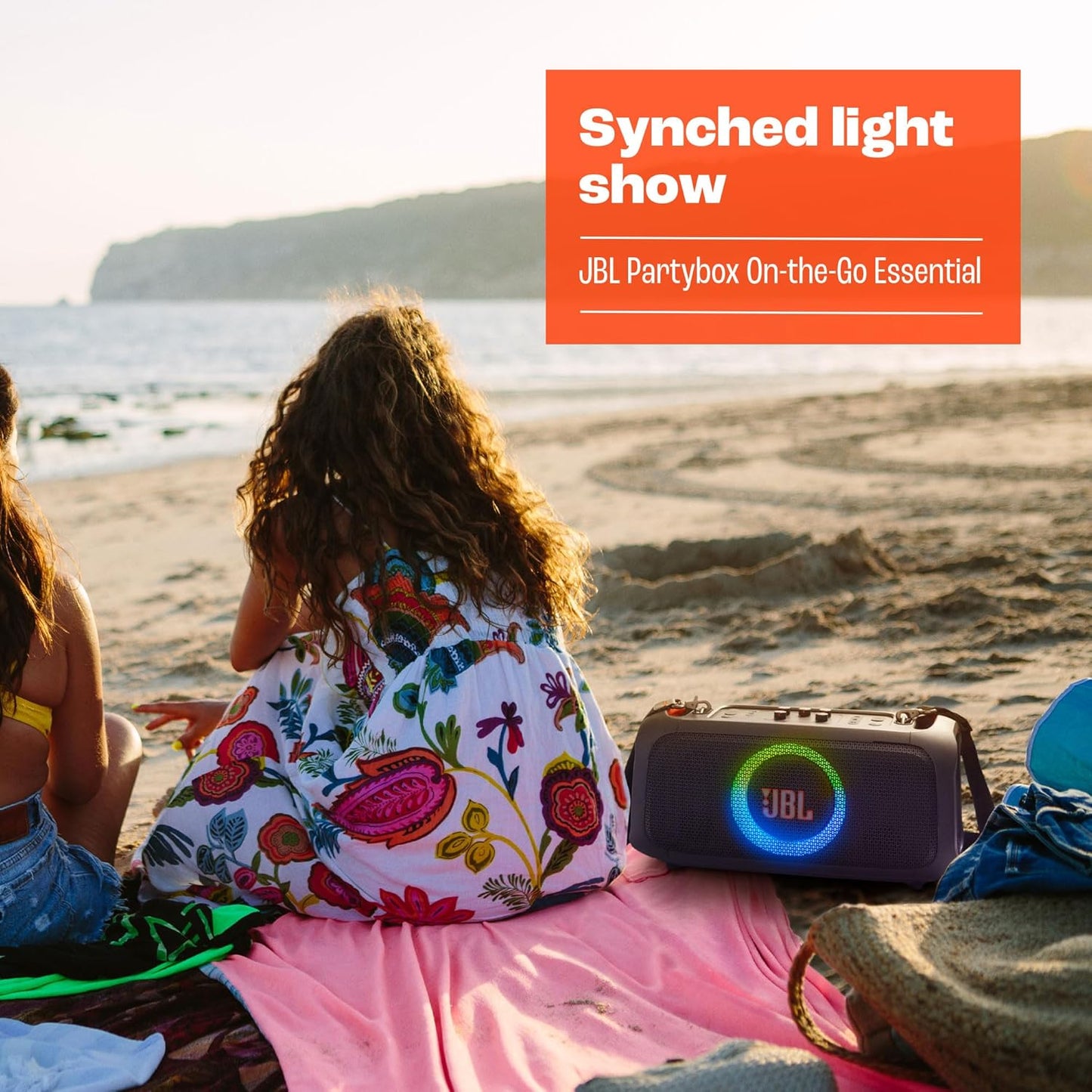 JBL PartyBox On-The-Go Essential - Portable Party Speaker -JBLPBOTGESAM Open Box