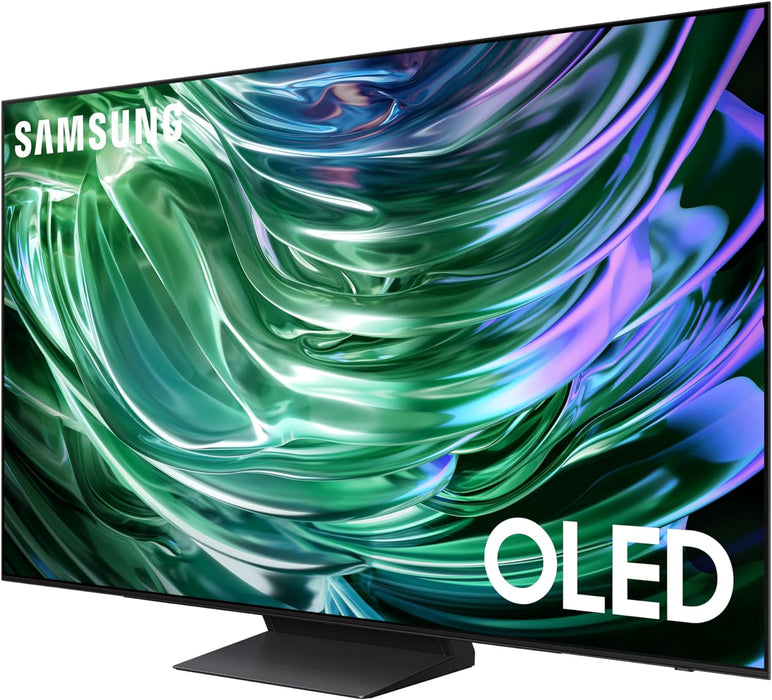 SAMSUNG 55-Inch OLED HDR+ AI Powered 4K S90D Series, 144 Hz Refresh Rate, Object Tracking Sound Lite, LaserSlim Design, Q-Symphony, Gaming Hub, Smart TV - [QN55S90DAFXZC] [Canada Version] (2024)