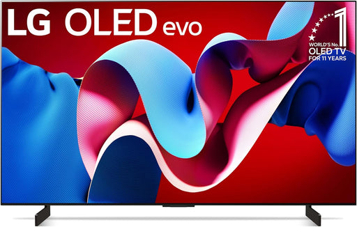 LG 83-Inch C4 OLED evo 4K Smart TV - α9 AI Processor 4K, Alexa Built-in, 144Hz Refresh Rate, HDMI 2.1, G-Sync, FreeSync, VRR, WebOS 24, Dolby Vision, Dolby Atmos (OLED83C4PUA, 2024)