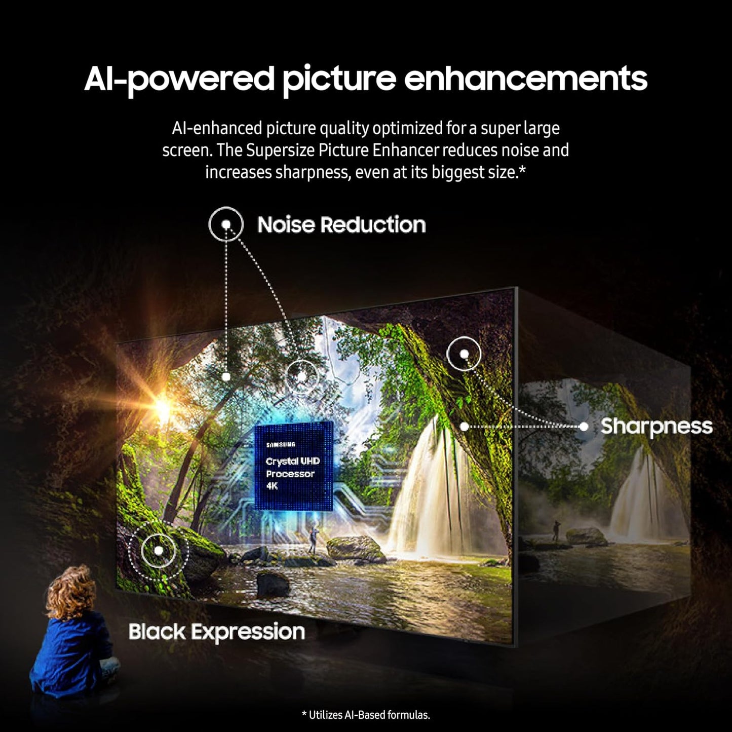 Samsung 98-Inch Class 4K Crystal UHD DU9000 Series HDR Smart TV UN98DU9000