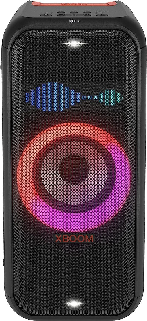 LG XBOOM XL7 Portable Tower Speaker with 250W of Power and Pixel LED Lighting with up to 20 Hrs of Battery Life,Black- Open Box (10/10 Condition)