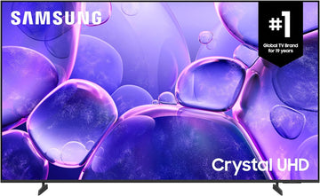 SAMSUNG 65-Inch U8000 Crystal UHD 4k Smart TV- UN65U8000FFXZC