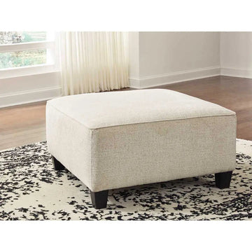 Ashley Abinger Oversized Accent Ottoman in Natural