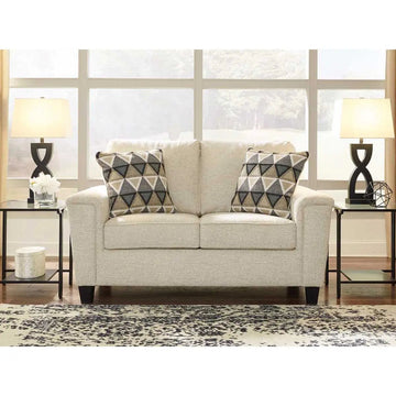 Ashley Abinger Loveseat in Natural | Brampton Furniture Store