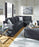 Altari 2-Piece Sectional with Ottoman LHF Chaise - Navy Blue