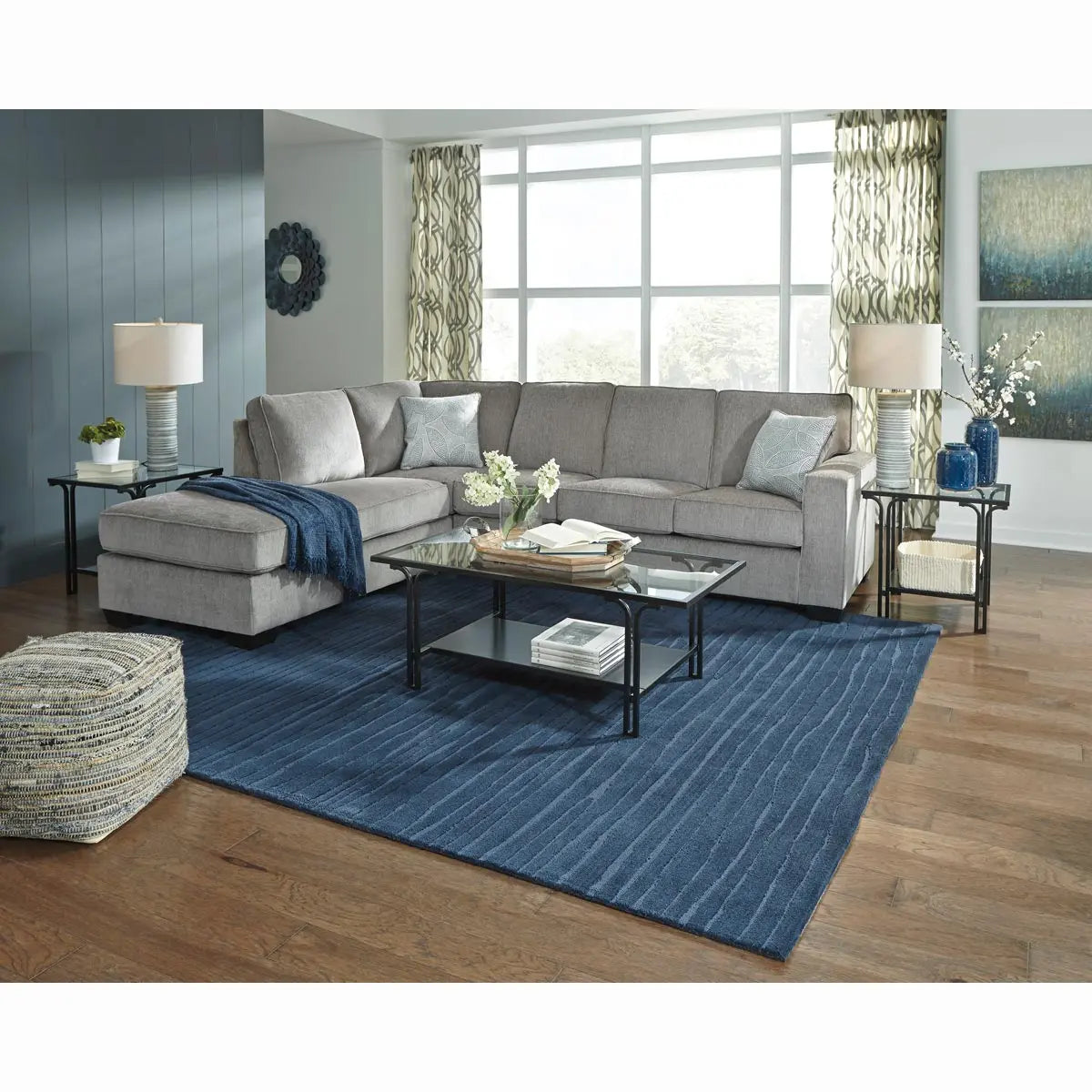 Katany 6-Piece Sectional with Chaise Shadow– Topchoice Electronics