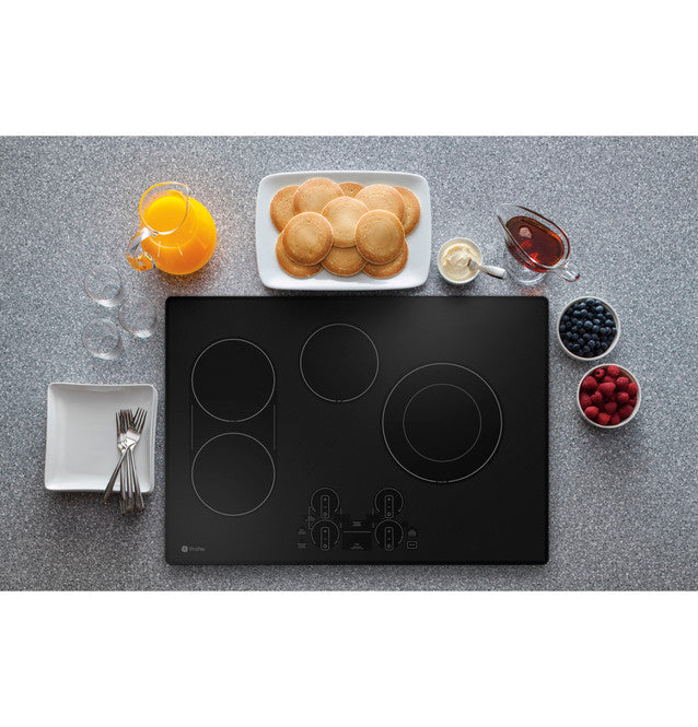 GE Profile PEP7030DTBB 30" Built-In Touch Control Electric Cooktop in Black