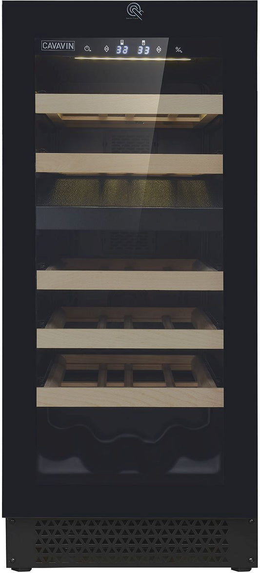 Cavavin V-024WDZFG Vinoa Collection 15" Black Wine Cooler