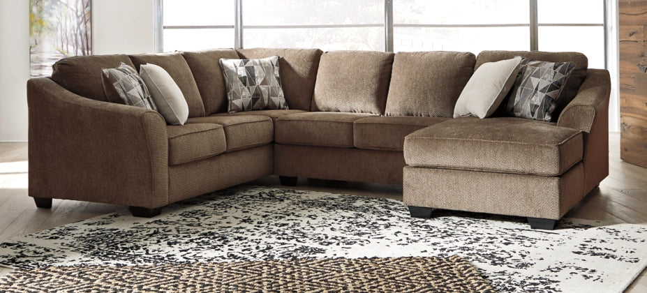 Graftin 3-Piece Sectional with LHF Chaise