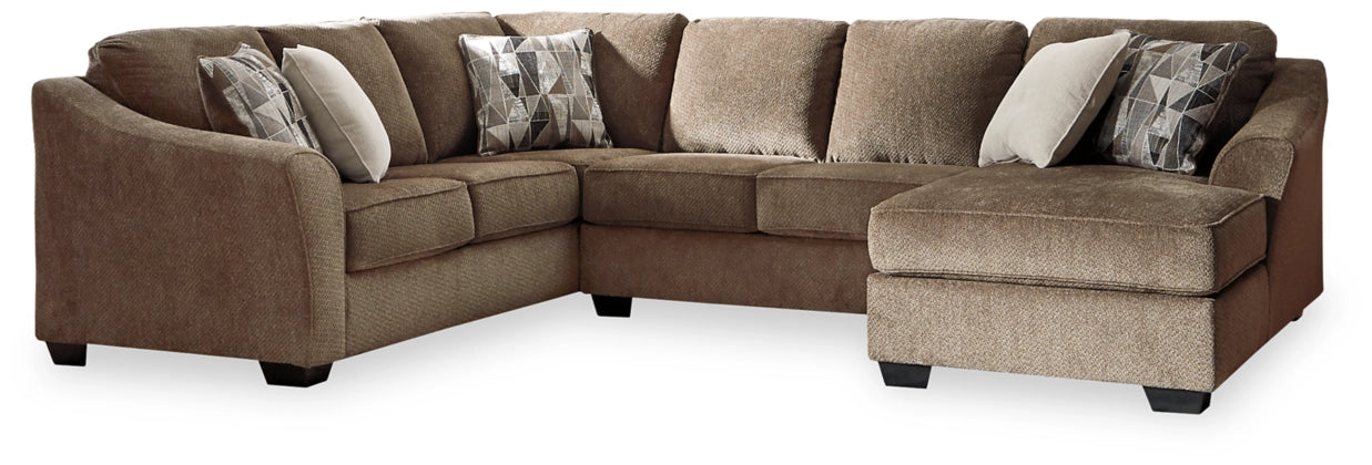 Graftin 3-Piece Sectional with LHF Chaise