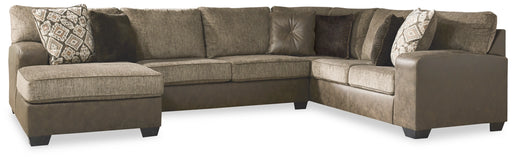 Abalone 3-Piece Sectional with RHF Chaise