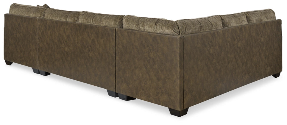 Abalone 3-Piece Sectional with LHF Chaise