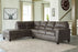 Navi 2-Piece Sectional with LHF Chaise - Smoke