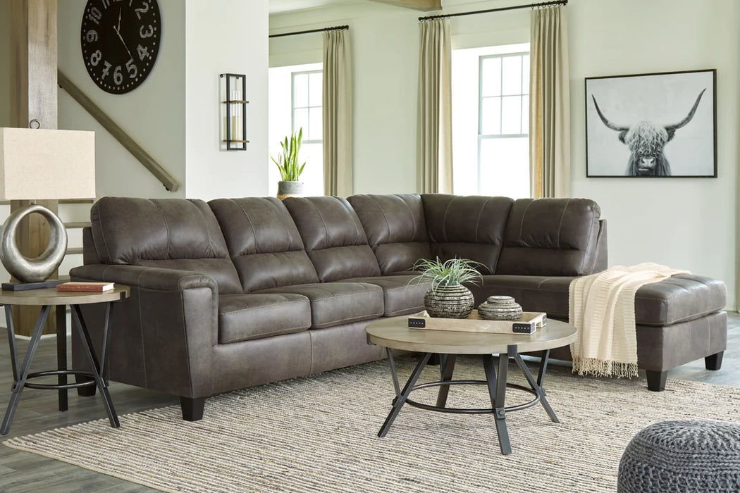 Navi 2-Piece Sleeper Sectional with Chaise - Right-arm facing chaise