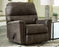 Navi Rocker Recliner - Smoke