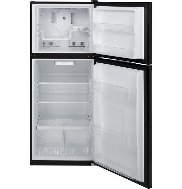 GE GPE12FGKBB ENERGY STAR® 11.6 cu. ft. Top-Freezer Refrigerator in Black